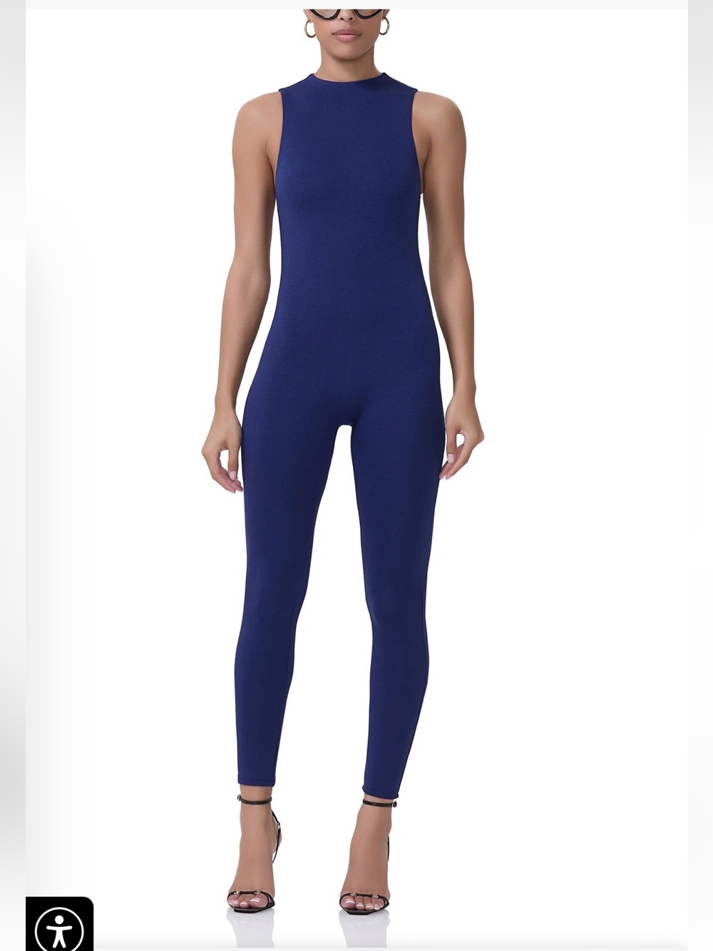 AFRM Navy Kiki Jumpsuit Catsuit S $99